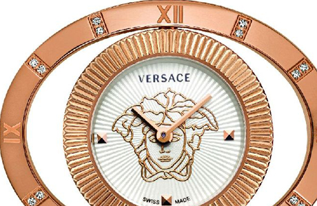 Свое название часы Versace Eon Ellipse получили от особой эллиптической формы внешнего безеля 